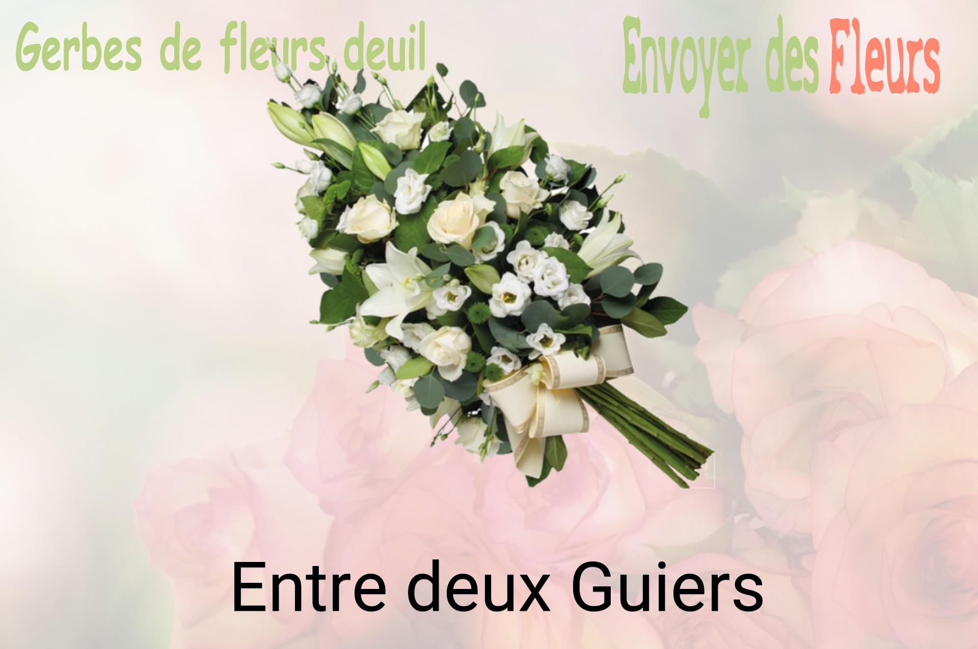 Gerbe de fleurs de deuil livrée à Entre-deux-Guiers